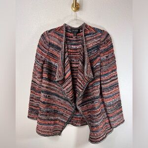 St. John Knit Open Waterfall Tweed Wool Blend Sweater & Cami 2 Pc Set Size M